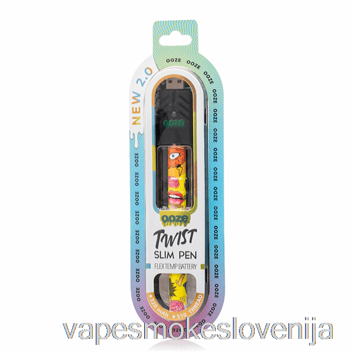 Vape Slovenija Ooze Slim Twist Pen 2.0 Flex Temp Baterija Možganska Nevihta